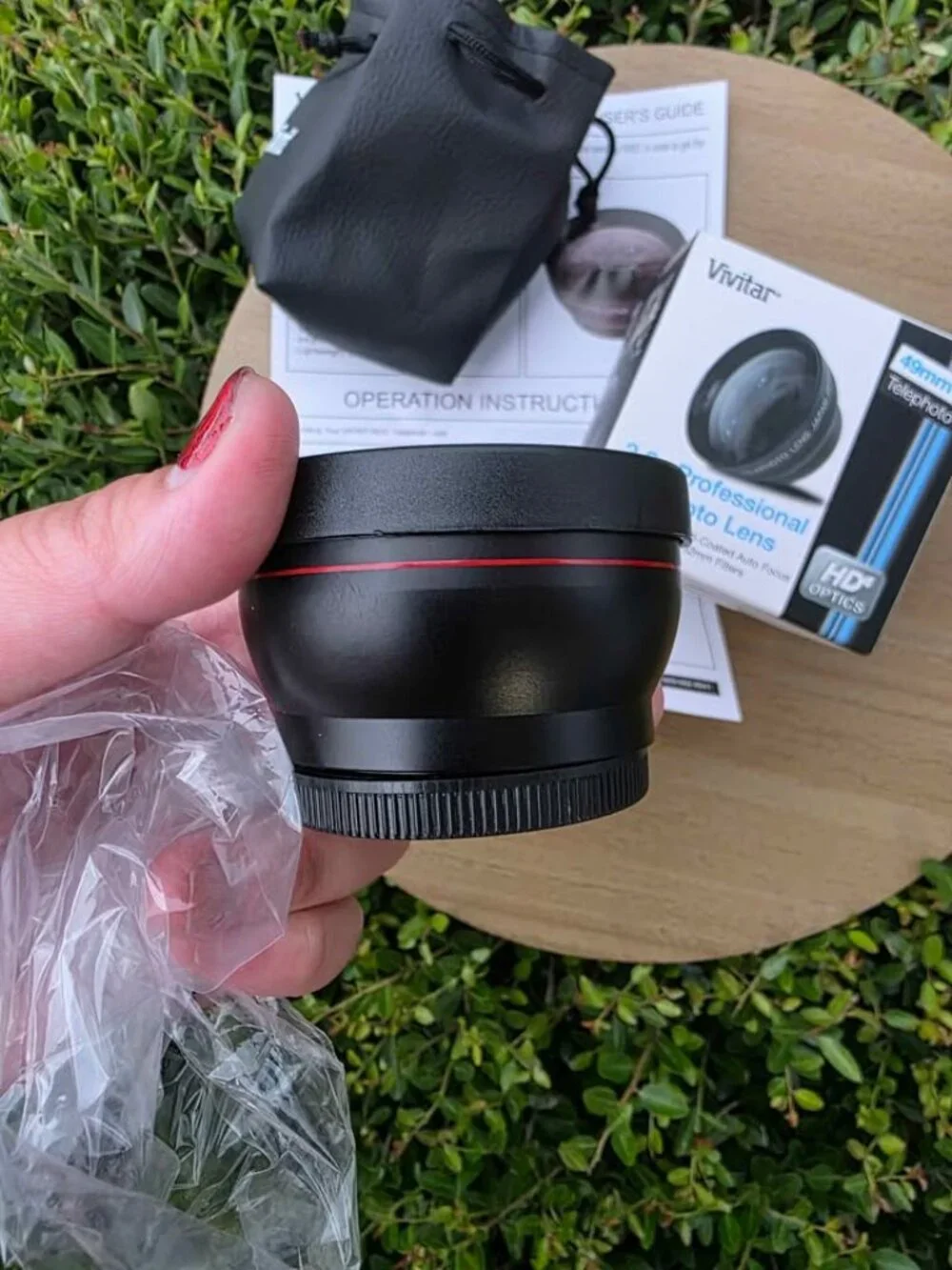 Vivitar 49mm 2.2x Professional Telephoto Lens attachment